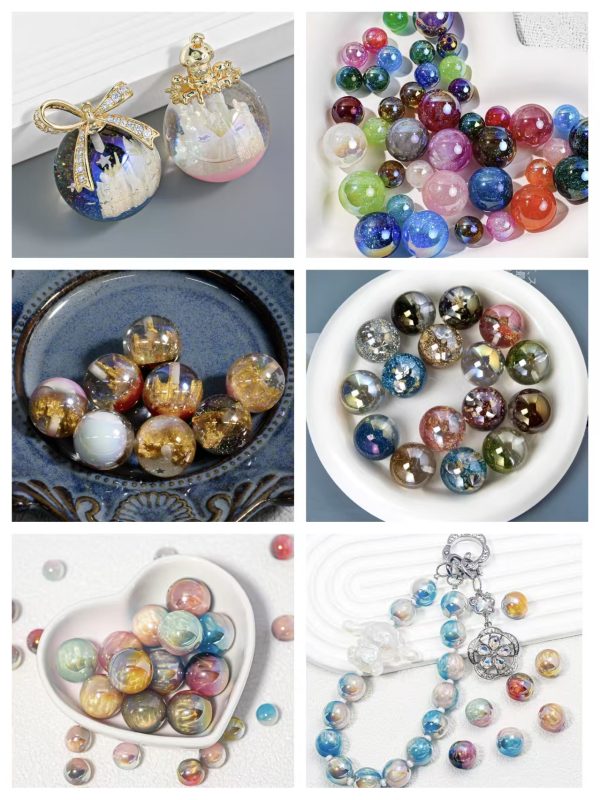 DIY Sparkle beads-open in live