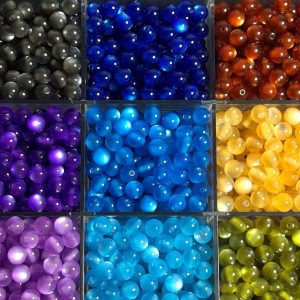 Cat's eye beads