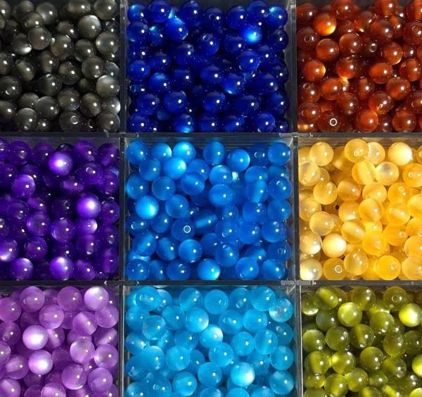 Cat's eye beads